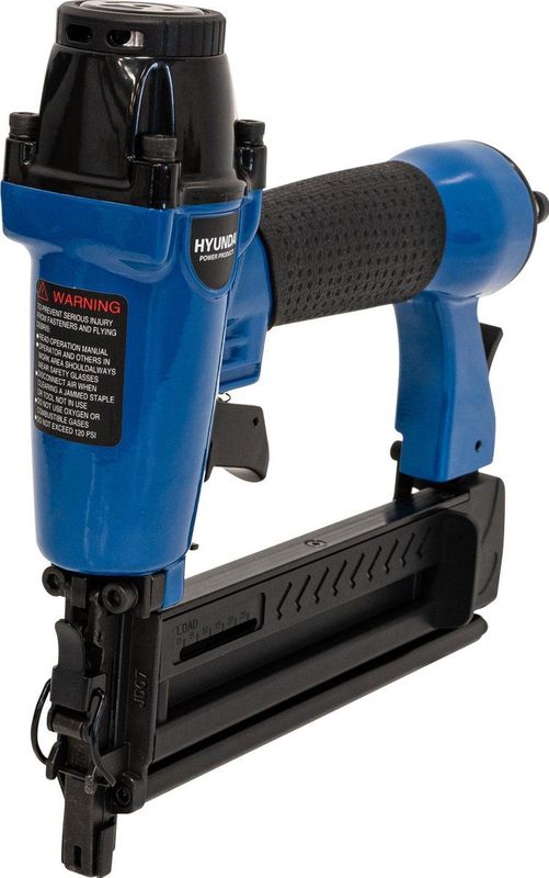 HYUNDAI 2-in-1 pneumatische tacker - softgrip - verstelbare diepte aanslag - universele DIN en Orion snelkoppeling