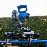 Hyundai Afkortzaag 1700 W - Kapzaag - Dubbel-verstekzaag - Ø216mm - Radiaal - Incl. Laserfunctie