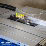 Hyundai Zaagtafel 1500W 250mm 24T - Werkhoogte 86 cm - Traploos Instelbaar van 0-85 Mm
