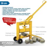 Hyundai Steenknipper 42 cm - 4 Me - nijkanten - Lange Levensduur - Volledig Mechanisch