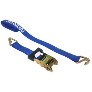 HYUNDAI spanband met ratel 38 mm x 5 m - Polypropyleen met metalen ratel en haken - keurmerk GS/Tüv