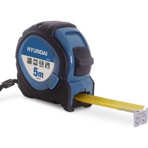 Hyundai rolbandmaat 5 meter MID - breedte 25 mm - magnetische uiteinde - nylon coated afwerking