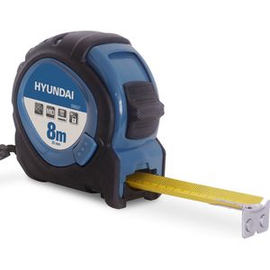 Hyundai rolbandmaat 8 meter MID - breedte 25 mm - magnetische uiteinde - nylon coated afwerking