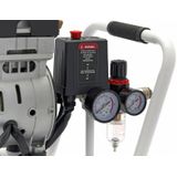 HBM 24 Liter 1 PK Professionele Low Noise Compressor