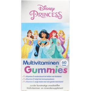 Disney - Multivitamines Princes - 12x 60 Gummies - Zonder Kunstmatige Kleur- en Smaakstoffen