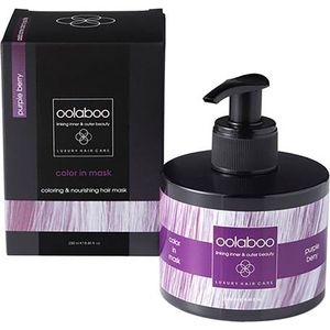 Oolaboo - Hair Care Color in Mask - Haarmasker - Purple Berry - 200 ml