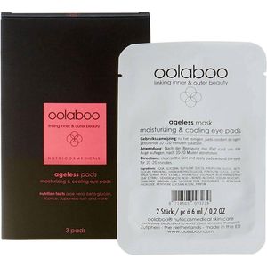 Oolaboo Skin Care Ageless Moisturizing & Cooling Eye Pads - 3 paar