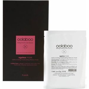 Oolaboo - Ageless - Mask - Restructuring Moisturizing Fleece Mask - 3 Pads
