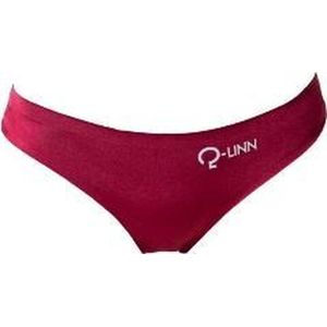 Thong / string, naadloos, Deep Red, bordeaux rood