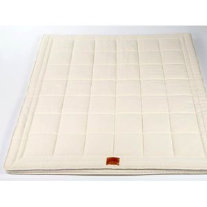 Yumeko Topdekmatras Natuurlatex 200x220 - 1-persoons & twijfelaar Wit - Eco, Bio & Fairtrade