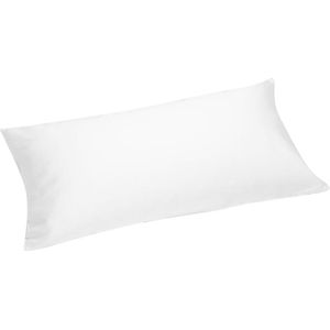 Yumeko kussensloop katoen satijn wit 40x80 - Bio, eco & fairtrade - 1 stuk