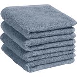 Yumeko gastendoekjes terry faded blauw 30x50 - 4 st