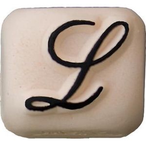 LaDot Tattoo Stempel Steen - S125L - Small - Letter L - Nep Tattoo - Black Tattoo - Kinderen en Volwassenen