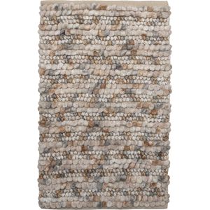 Heckettlane Badmat Brenda - Badkamermat - Antislip tapijt - 60x100 - Beige