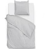 Zohome - Lino - Dekbedovertrek - Grijs - 100% Katoen