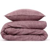 Zohome - Lino - Dekbedovertrek - Rood - 100% Katoen