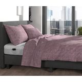 Zohome - Lino - Dekbedovertrek - Rood - 100% Katoen