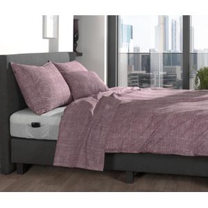 Zohome - Lino - Dekbedovertrek - Rood - 100% Katoen