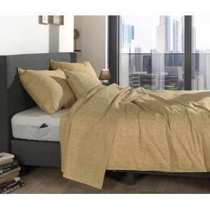 Dekbedovertrek - Grijs - Katoen - Eenpersoons