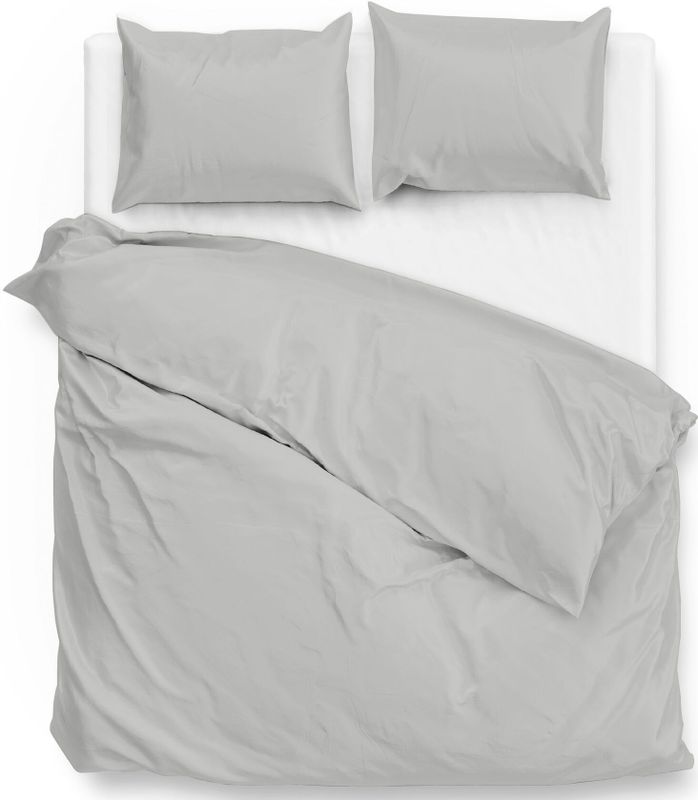 Zohome - Satinado - Dekbedovertrek - Grijs - 100% Katoen-Satijn