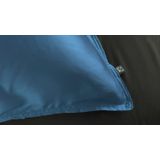 ZoHome Satinado Dekbedovertrek - Tweepersoons - 200x200/220 cm - Navy Blue