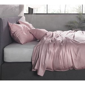 Zohome Satinado Dekbedovertrek Katoensatijn 220cm Roze