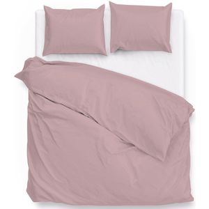ZoHome Satinado Dekbedovertrek - Litsjumeaux - 240x200/220 cm - Shady Pink