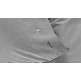 Dekbedovertrek - Grijs - Katoen - Eenpersoons