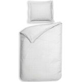 Dekbedovertrek - Katoen - Grijs - 140 x 200 cm