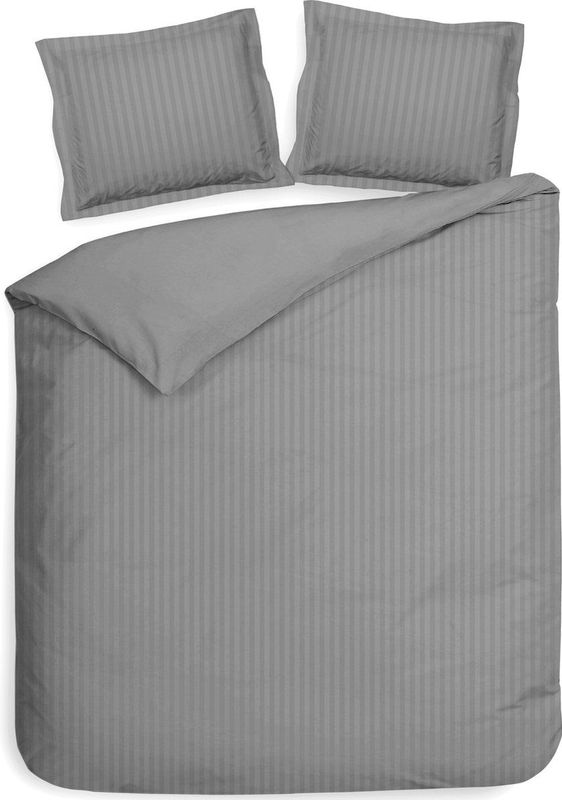 Heckettlane - Banda - Dekbedovertrek - Grijs - 100% Katoen-Satijn