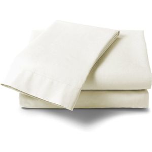 Heckett & Lane Elementi katoen/satijn laken creme - 270x290 - lichte glans - prachtige materiaal