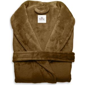 Zohome - Cara - Badjas - Bruin - Geschikt voor de Sauna