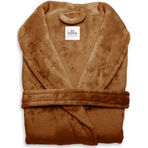 Zo! Home - Luxe Badjas - Pastel Kleuren - Polyester Fleece