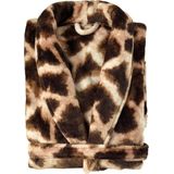 Zohome Badjas Giraffe - Unisex - Bruin - Geschikt voor de Sauna