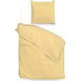 Zohome - Lino - Dekbedovertrek - Geel - 100% Katoen