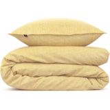 Zohome - Lino - Dekbedovertrek - Geel - 100% Katoen