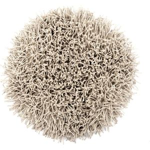 Heckettlane Badmat Busto - Badkamermat - Antislip tapijt - 60-Rond - Grijs