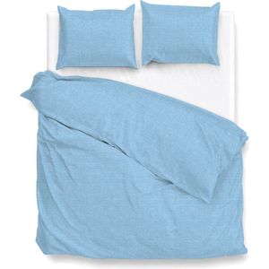 Zo Home Dekbedovertrek Katoen Lino Linnen Look - topaz blue