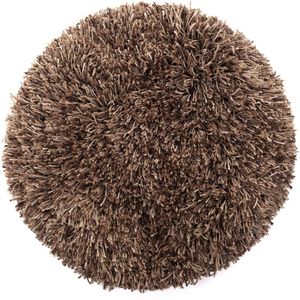 Badmat Heckett and Lane Cona Rond Porcini Brown-60 x 60 cm