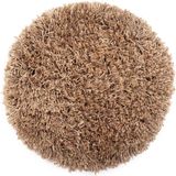 Heckettlane Badmat Cona Badkamermat Antislip tapijt 60 Rond Natural