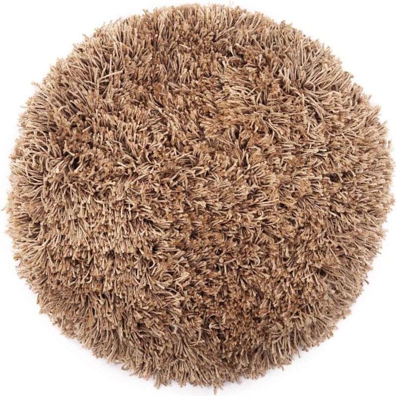 Heckettlane Badmat Cona Badkamermat Antislip tapijt 60 Rond Natural