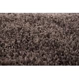 Heckettlane Badmat Cona Badkamermat Antislip tapijt 60 Rond Grijs