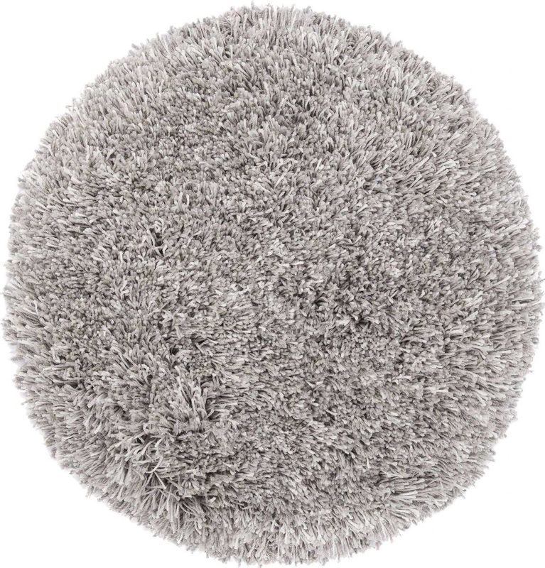 Heckettlane Badmat Cona Badkamermat Antislip tapijt 60 Rond Grijs