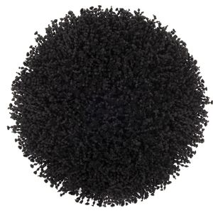 Heckettlane Badmat Onda Badkamermat Antislip tapijt 60 Rond Zwart