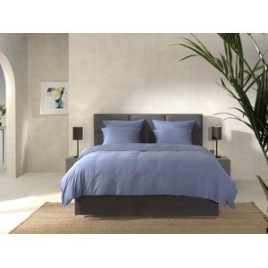 Yellow Dekbedovertrek Bamboo - Eenpersoons - 140x200/220 cm - Ocean Blue