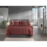 Heckettlane Franela Dekbedovertrek Flanel 220cm Bruin