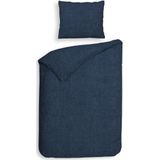 Heckettlane - Franela Dekbedovertrek - Blauw - Flanel - 240x200-220cm