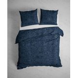 Heckettlane - Franela Dekbedovertrek - Blauw - Flanel - 240x200-220cm