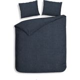 Heckettlane - Franela Dekbedovertrek - Blauw - Flanel - 240x200-220cm