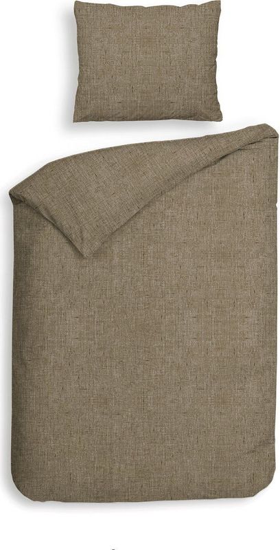 Dekbedovertrek - Wit - Katoen - Eenpersoons